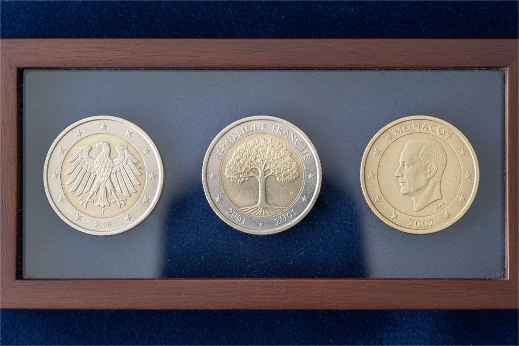 Rare German, French, and Monaco coins