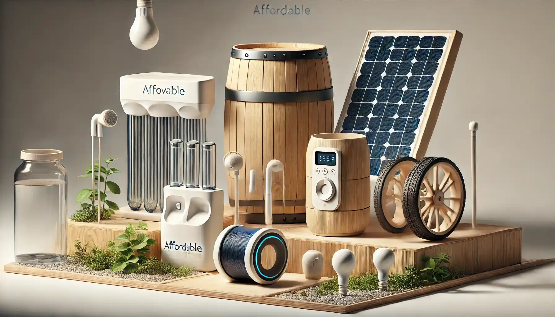 affordable innovative products in a clean, modern layout.